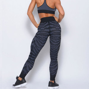 Custom 2022 Girls Wearing Fitted Gym Leggings Yoga pants Fitness with custom logo and style Breathable Quick Dry Sportswear - Product Image 3