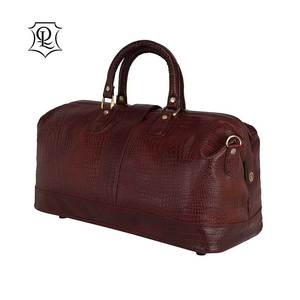 Bolsa de Lona Unisex Personalizable Calidad Impermeable Cuero PU Poliéster Peso Ligero Hombres Gimnasio Bolsa de Viaje Compartimento para Zapatos - Product Image 3