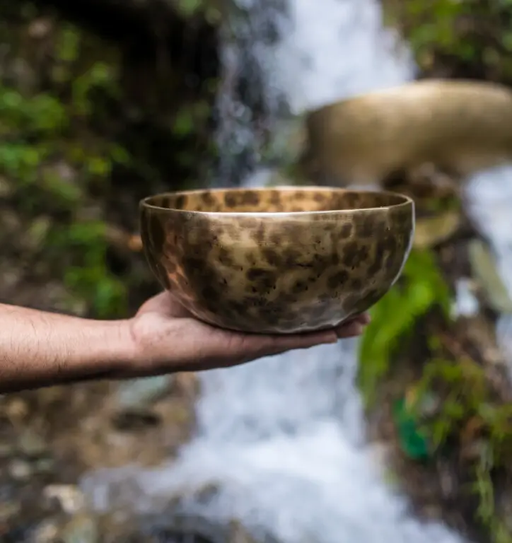 Special Tiger Antique Handmade Tibetan Singing Bowl | A Master Bowl For Yoga, Meditation, Sound Healing And Religious Purpose