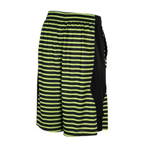 Pantalones cortos de baloncesto Retro con logotipo personalizado, malla de poliéster transpirable de alta calidad, Unisex, de talla grande, apliques de sublimación impresos - Product Image 5