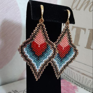 Pendientes de cuentas Miyuki, felicidad hecha a mano - Product Image 1