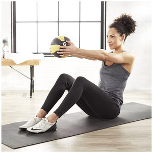 Pelota de goma sólida para medicina, Bola de medicina para ejercicio, equilibrio de peso - Product Image 5