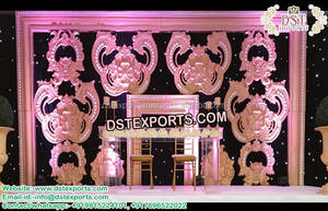 Arrière-plan en Fiber pour mariage, cadre coloré, élégant, style nordique, blanc, scène win, Design Unique, Pa - Product Image 6