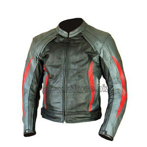 All Weather New Design Hombres Chaquetas con cremallera Motocicleta Chaquetas de carreras de motos hechas a medida Cuero - Product Image 6