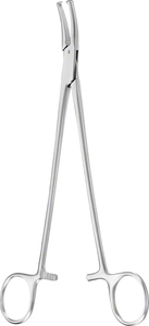 Faure Peritoneum Forceps 1 x 2 Teeth Curved Surgical Grade German Steel Instruments - Product Image 2