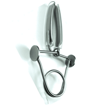 Pinza Cynamed Strauss Per Clampaggio – Confezione Da 2 Taglie, Punte Seghettate, Nuovo