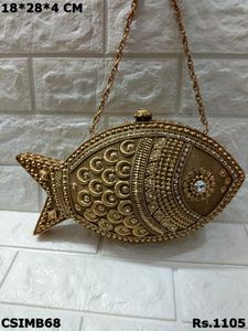 Bolso de mano de metal de diseño hecho a mano para mujer, bolso de noche de Boda nupcial, bolso de fiesta hecho a mano - Product Image 3