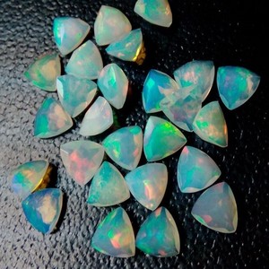 " 6mm Trillion Natural Ethiopian <b>Opal</b> " Wholesale Factory Price High Quality Loose Gemstone | NATURAL WELO ETHIOPIAN <b>OPAL</b> | - Product Image 2