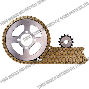 Juego de cadena de piñón para motocicleta Honda, para modelos NXR125 Bros, 428 - Product Image 1