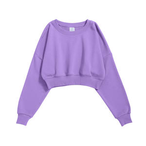 Fashionable Crop top hoodies women With Name Brand Wholesale for women - Product Image 4