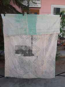 แคนธาวินเทจคุณภาพสูงที่มีดีไซน์สารีหลายชั้นและอุปกรณ์เย็บปักถักร้อยเฟอร์นิเจอร์ตกแต่งบ้านและออกแบบเสื้อผ้าใหม่โดยใช้ gudari - Product Image 4