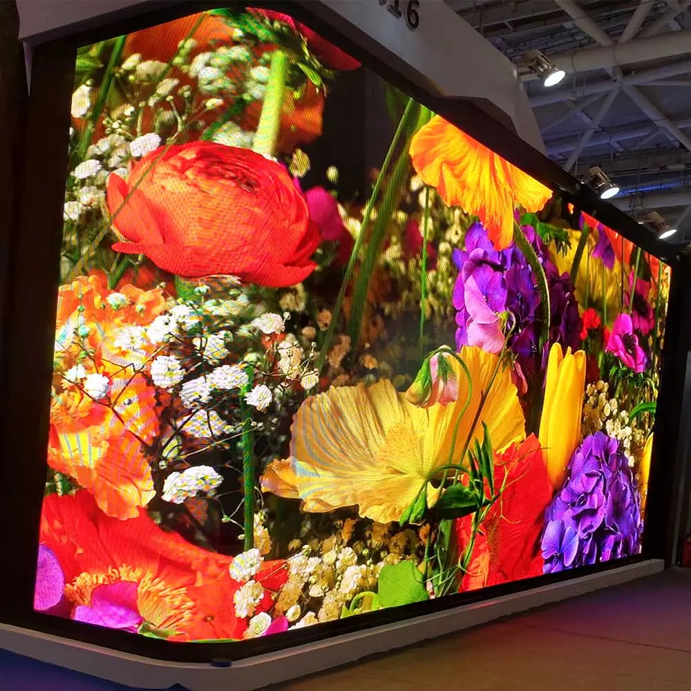 P4 p2.5 p3 p2 indoor video wall four-sided right angle display screen front-maintenance hot sell advertising video