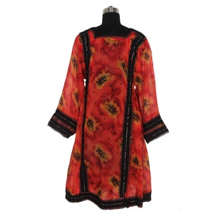 BDR073 Vintage fait à la main Balochi Tribal ethnique robe Vintage bohème du fournisseur indien Vintage broderie à la main bohème - Product Image 2