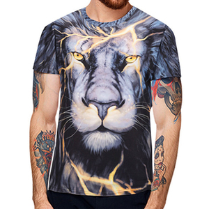 Nouveau design, vêtements de sport imprimés par sublimation polychrome, t-shirts OEM et ODM en coton et polyester pour hommes, vente en gros de t-shirts à col - Product Image 6