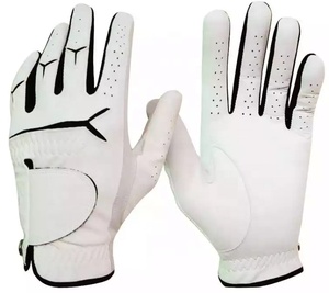 Guantes de golf deportivos personalizados unisex Tela Cabretta duradera con excelente agarre Empuñaduras-Guantes de golf unisex de moda - Product Image 1