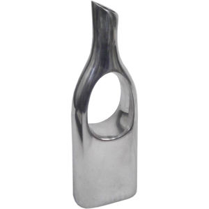 Decorative Cast Aluminium Artificial <b>Flower</b> Vase <b>Ornament</b> - Product Image 1