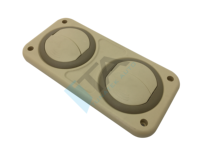 Diffuseur de Ventilation en plastique pour tuyau d'évacuation d'air, pour biscuits, Bus, Midibus, Minibus, Van, caravane, 400mm, H350