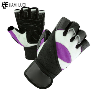 Guantes de Entrenamiento Personalizados para mujer, manoplas de medio dedo baratas para Fitness, levantamiento de pesas, gimnasio, deportes al aire libre, ciclismo - Product Image 4