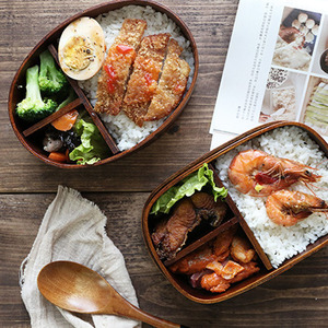 Bento Lunch Box Wooden Lunch Box