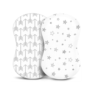 Drap de lit pour bébé, ensemble de literie personnalisés, en organique, à impression - Product Image 1