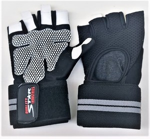 Gants de levage de puissance cm, Design personnalisé, support en cuir synthétique, rembourré, pour exercices de gymnastique, exercices de croix - Product Image 4