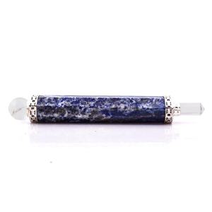 Haute qualité Pierre Bâton De Guérison Sodalite Reiki Guérison Cristal Bâton Pierres Précieuses Cristaux corps énergie pierre En Gros - Product Image 4