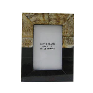 Diseño superior Incrustaciones de resina de hueso Decoración de pared Marco DE FOTOS Axioma Acentos para el hogar Madre Perla Marco de imagen Arte de pared - Product Image 2