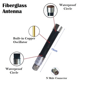 Antena de fibra de vidrio de alta ganancia de alto rendimiento 868MHz 10dBi con conector macho N Antenas de comunicación para exteriores resistentes - Product Image 2