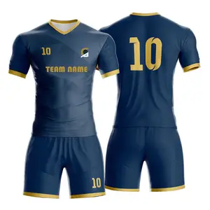 Vêtements de Football pour hommes, Kit d'uniforme sur mesure, impression par Sublimation, Logo personnalisé, demi manches