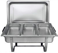 Cooker king — plat à frire hydraulique de luxe, en céramique, en acier inoxydable et verre, ensemble de Buffet et d'hôtel