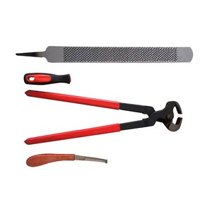 Herramientas de herrero de acero inoxidable de alta calidad, lima de uñas de corte de doble cara, agarre suave, pezuña - Product Image 2