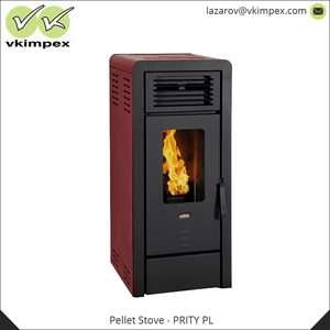 Estufa de consumo de Pellet, fabricante original de 0,8-2,6 kg/h, 490x570x1170mm - Product Image 4