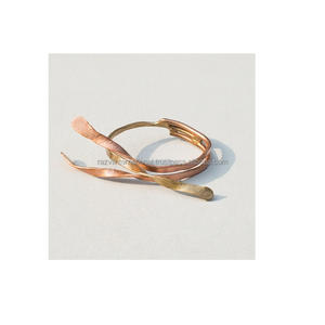 Anneaux de maintien de serviette en métal de luxe de haute qualité en fer cuivré pour tables, mariages, restaurants et hôtels - Product Image 3