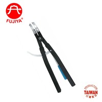 Pince à circlips à cliquet de 20 pouces avec embouts interchangeables, en acier de qualité industrielle, poignée souple, FUJIYA, fabriquée à Taïwan