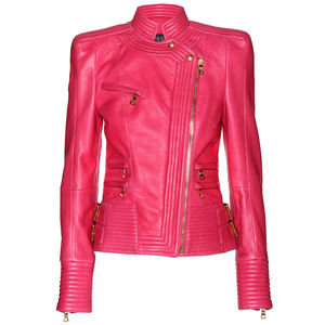 New Design Top Quality <b>Women</b> Leather Jacket Custom Outdoor Leather Jacket With Best Material - Product Image 5