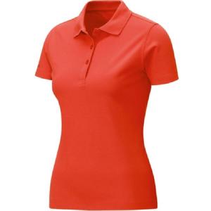 Camiseta Polo de verano de punto de algodón 100% para mujer, camiseta de manga corta informal de Color sólido de secado rápido de alta calidad, venta al por mayor - Product Image 5