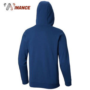 OEM personalizado XXL sudaderas de lana de alta calidad Anti-Shrink Streetwear sudaderas con capucha con Logo estampado tejido de poliéster de punto - Product Image 2