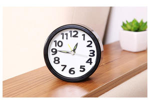 Mini alarma de escritorio con mecanismo de manos, reloj de mesa clásico promocional, mesa de regalo, T104C - Product Image 5
