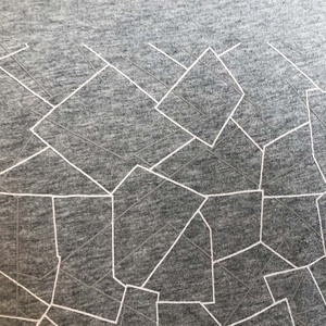 T-shirt en coton tricoté respirant 100 % personnalisé avec logo OEM pour homme, grande taille, vêtements de sport sans couture, design vierge - Product Image 4
