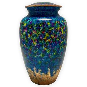 Wings of <b>Angel</b> Adult Cremation Urns for Human Ashes Collection Pearl White Finished Dome <b>Top</b> Modern Funeral Supplies - Product Image 5