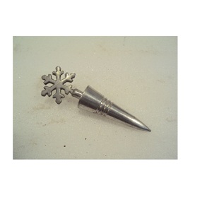 Stylish Snowflake Design Wine Aluminium Bottle <b>Stopper</b> for Bar Hotel Use - Product Image 2