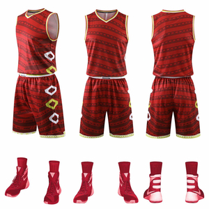 Conjunto de Camiseta de Baloncesto Azul Unisex, Sin Mangas, Cuello en V, Impresión Sublimada, Transpirable, de Secado Rápido, Poliéster, Correa Ajustable, Personalizable para Equipos - Product Image 5