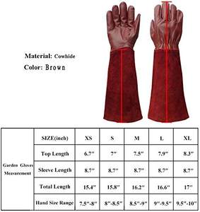 Gants en cuir pour femmes, Protection des mains, pour le travail du jardinage, - Product Image 5