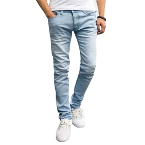 Pantalon décontracté pour homme en coton et élasthanne de haute qualité, coupe slim, motif à carreaux, taille mi-haute, droit, respirant, écologique - Product Image 1
