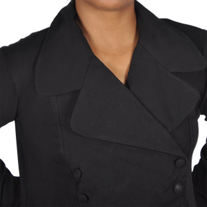 Abaya Tradicional Musulmana de Primera Calidad para Mujer, Diseño de Pliegues con Botones Simulados, Tejido de Algodón Orgánico Ecológico para las Cuatro Estaciones - Product Image 2