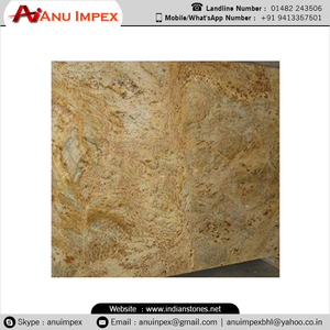 Ivory Gold Brushed Granite <b>Stone</b> for Kitchen Contact For Bulk Order - Product Image 6
