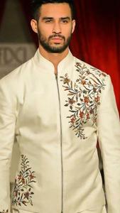 Elegante diseñador bordado indio paquistaní Sherwani para hombres elegante novio boda Sherwani ropa nupcial tradicional lujosa - Product Image 3