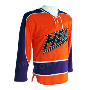 Jersey blanco del hockey sobre hielo de los hombres del nuevo diseño al por mayor Jersey en blanco personalizado de la práctica del equipo - Product Image 5