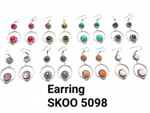 Venta al por mayor: Nuevos diseños de joyería bohemia, pendientes largos colgantes estilo boho, aretes llamativos con borlas para mujer, fabricación de joyería SK NOOR - Product Image 2