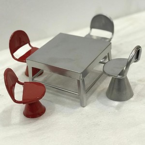 Casier Miniature en métal blanc, petite maison de poupée, meilleure vente, échelle - Product Image 6